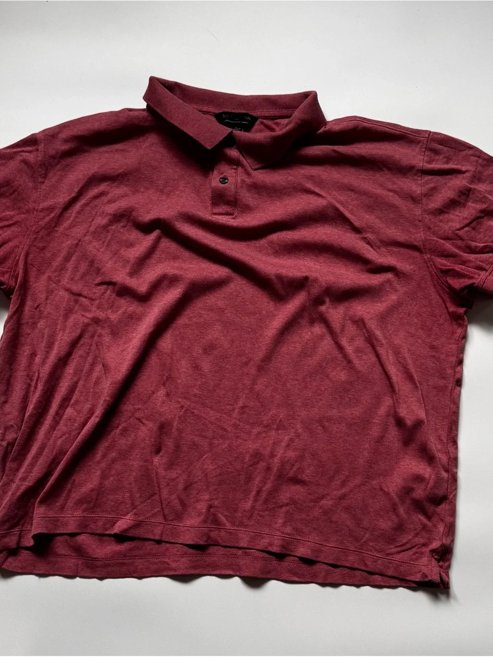 Banana Republic Luxe Touch Performance Men's Polo in Burgundy